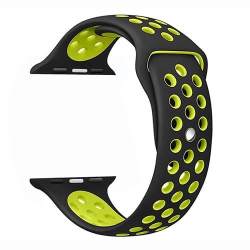 double color silicone watch strap for Iwatch