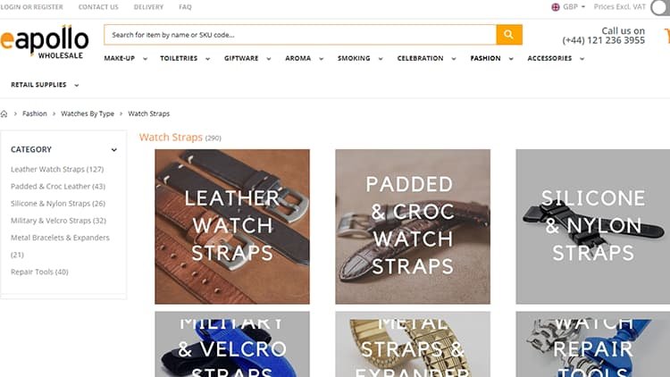 watch bands wholesaler